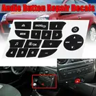 Новые наклейки для ремонта автомобильных кнопок, наклейки для ремонта CD-радио и аудио кнопок, наклейки для Volkswagen Clio и Megane 2009-2011