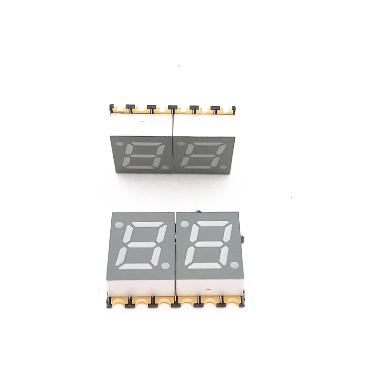 10 шт. 0 28 дюймов 7 сегментный SMD светодиодный дисплей Nixie трубка 2 бит цифровая