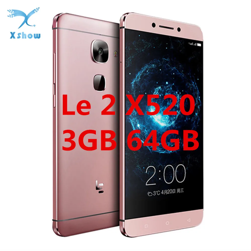 Letv LeEco Le 2 X520 мобильный телефон Snapdragon 652 Восьмиядерный 5 &quot3 Гб 64 1920x1080 16.0MP + 8.0MP Android