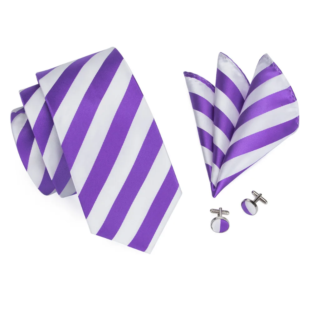 2017 Рождественский галстук для мужчин подарок хит продаж платок запонки набор