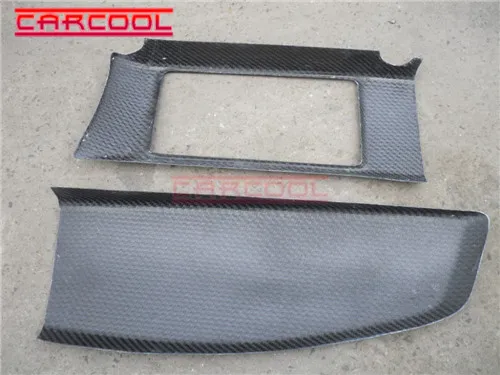 Стайлинг автомобиля CF панель приборной панели и радио Обложка 2 шт. Боди Комплект
