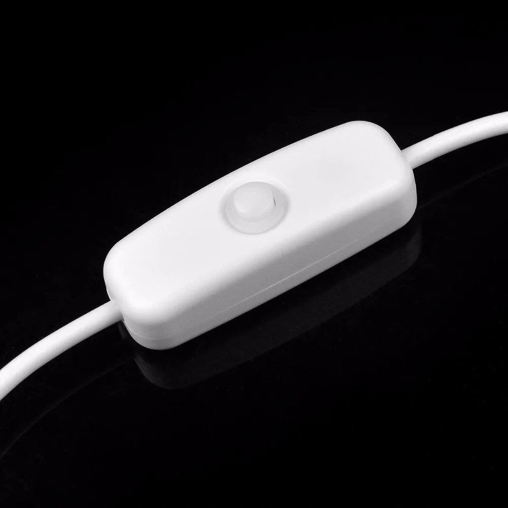 1 шт. Портативный USB блок питания 5 Вт Светодиодный настольный светильник для настольной лампы для чтения кемпинга аварийный ночной потолочный свет с переключателем ВКЛ/ВЫКЛ