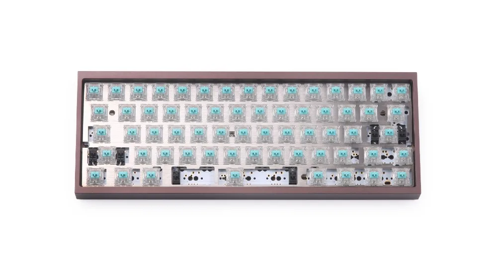 Полностью собранная клавиатура TOFU 60% с DZ60 PCB Aliaz/Zealios/Tealios переключатели с использованием вишневых стабилизаторов whithout keycaps