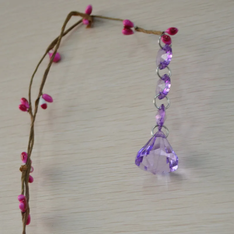 12 шт. акриловый кристалл прозрачный бисер свадебные декорации Люстра подвесная