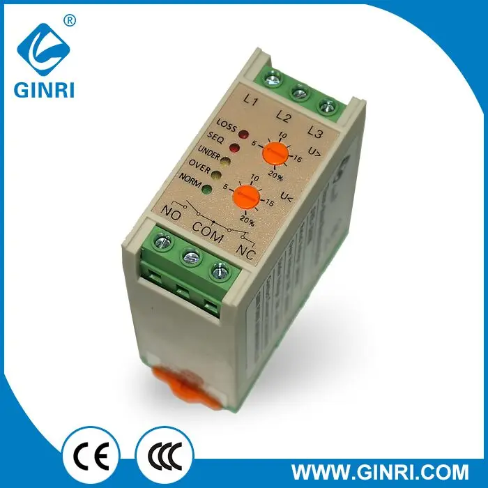Регулируемое трехфазное реле контроля напряжения JVRW|monitoring relay|voltage monitoring relayrelay
