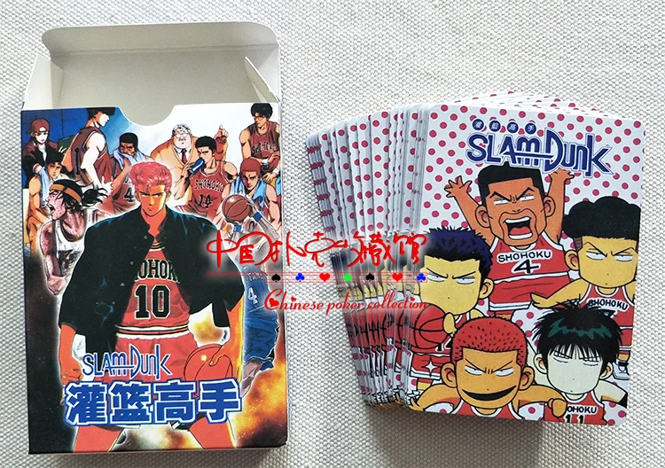 Новые милые бумажные игральные карты для покера из мультфильма SLAM DUNK