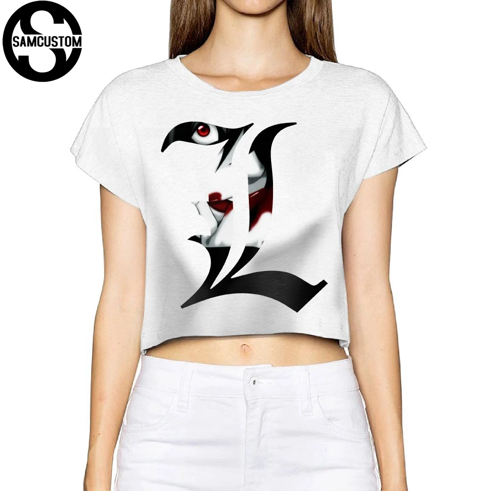 Женская короткая футболка SAMCUSTOM Camisetas летняя модная уличная с 3D принтом злой