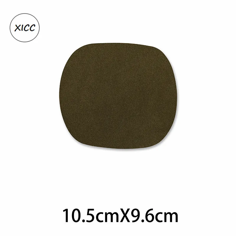 1PC 1-12 XICC замша олень бархатная ткань локоть колено патчи для мужчин свитер куртка ткань сумки ремонт железа на значки DIY Наклейки Аппликации - Цвет: 1PC 1-12