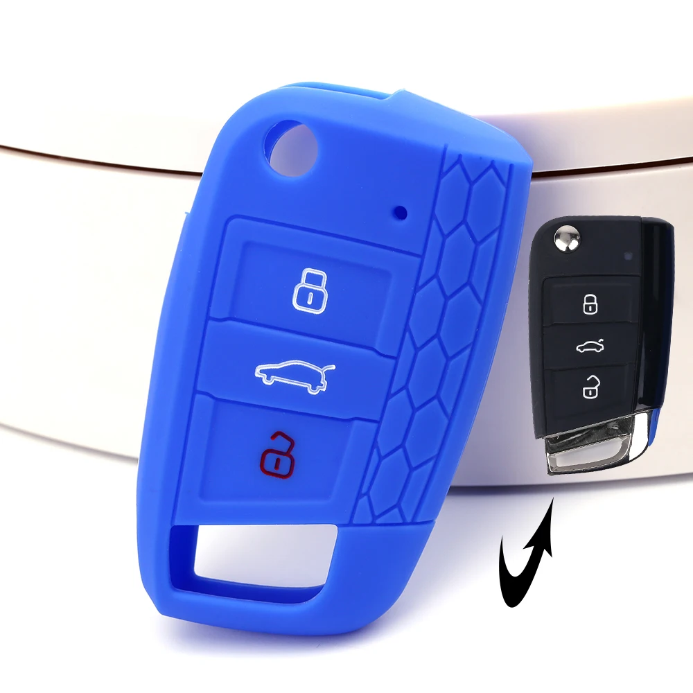 Китай горячая продажа поверхность с Сотами 3 кнопки силиконовый для ключа