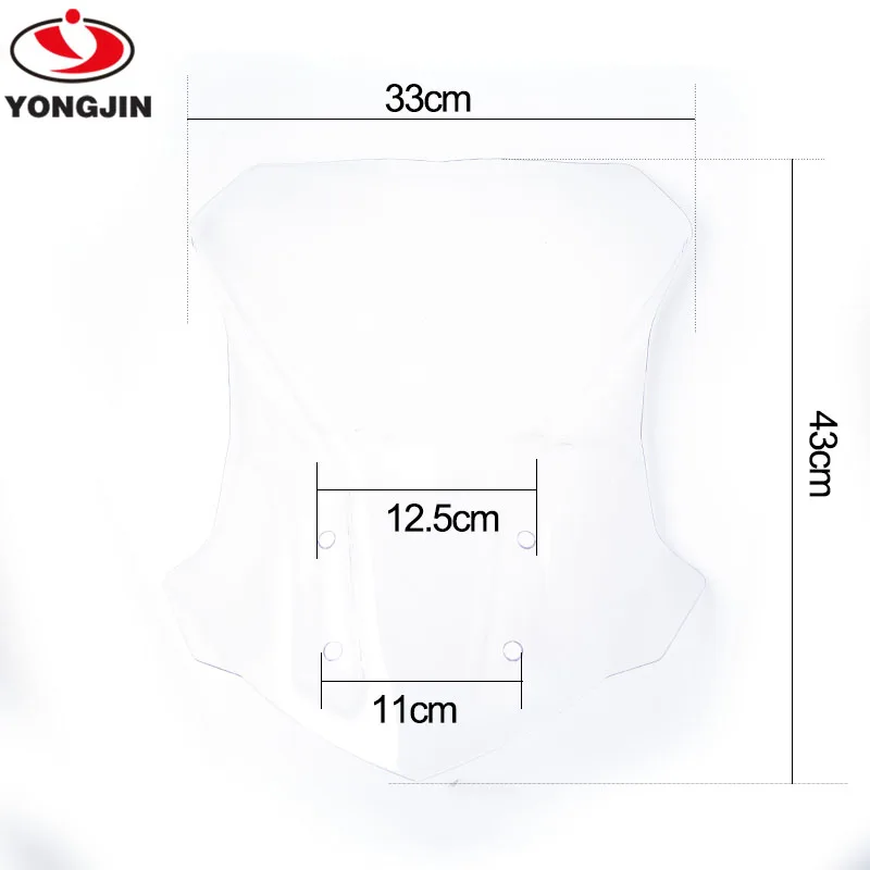 

Motorcycle Windshield Windscreen For BMW G310GS 2017-2018