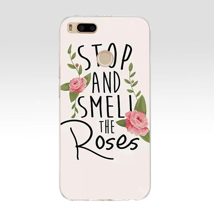 Силиконовый мягкий ТПУ чехол 99AQ Rose на весь день для xiaomi redmi 4a 6a 4x note 5a pro mi a1|Бамперы|