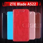 Чехол-книжка для ZTE Blade A522, 522, 5,0 дюйма, из искусственной кожи