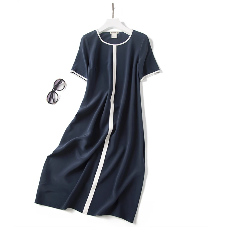 2020 Новое шелковое платье 19 momme с оборками|silk dress|stitch dressdresses dress |
