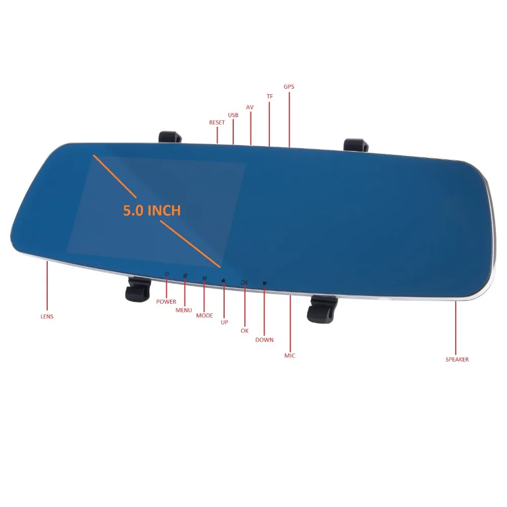 Panlelo регистраторы Видеорегистраторы для автомобилей Камера Full HD 1080 P Двойной