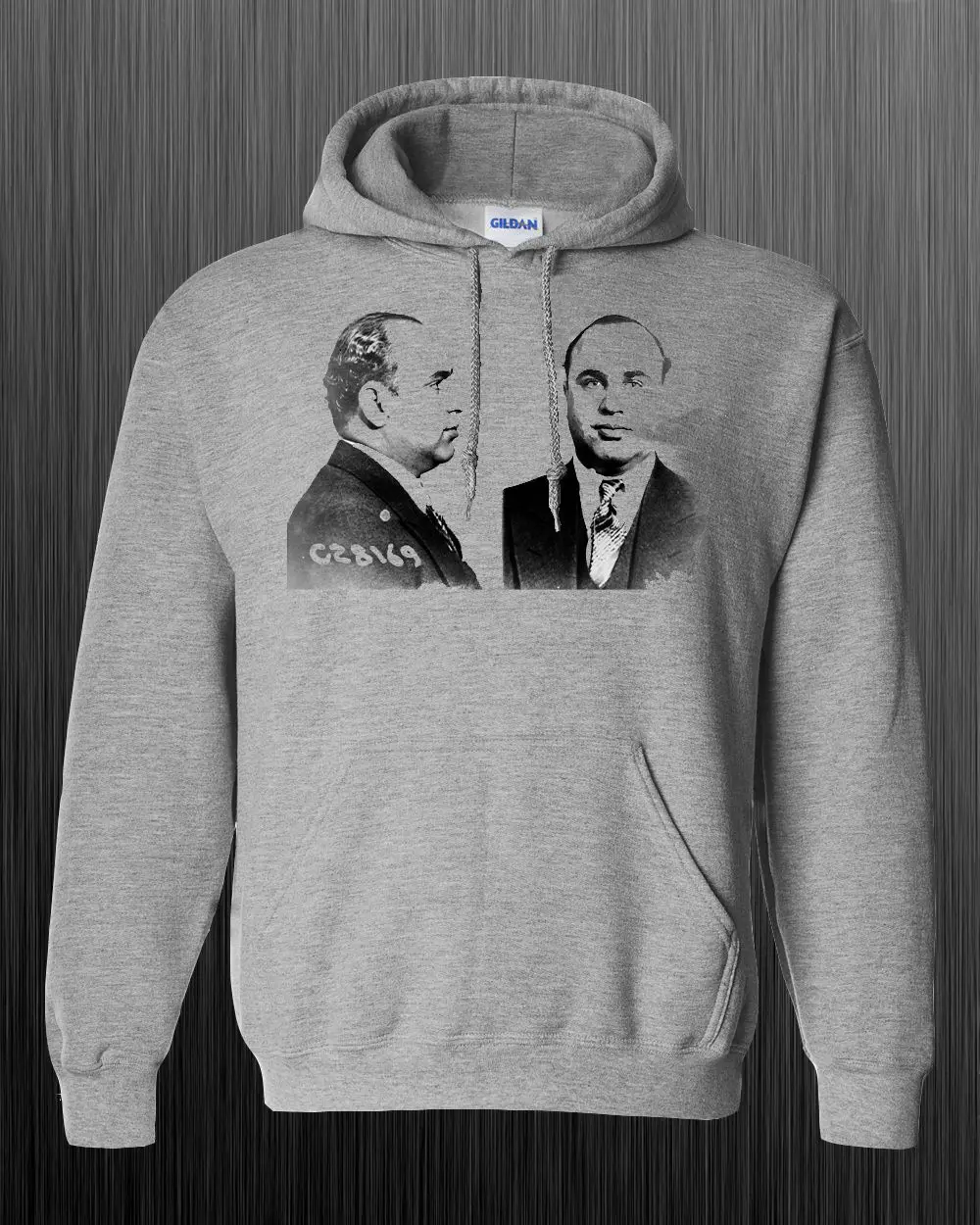 

Al Capone Mugshot Hoodie - prohibition gangster Chicago mafia God Father Hoodies Sweatshirt