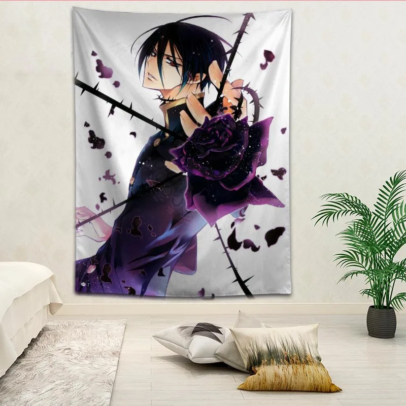 

Hot Selling Custom Anime Boy Wall Tapestry Home Decorations Wall Hanging Tapestries For Living Room Bedroom More size