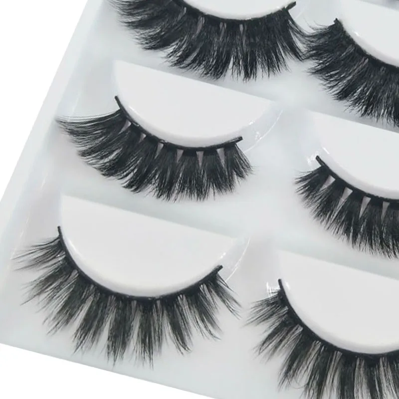 2018 новые смешанные 5 пар ресниц 3d норковые ресницы натуральные длинные 1 коробка