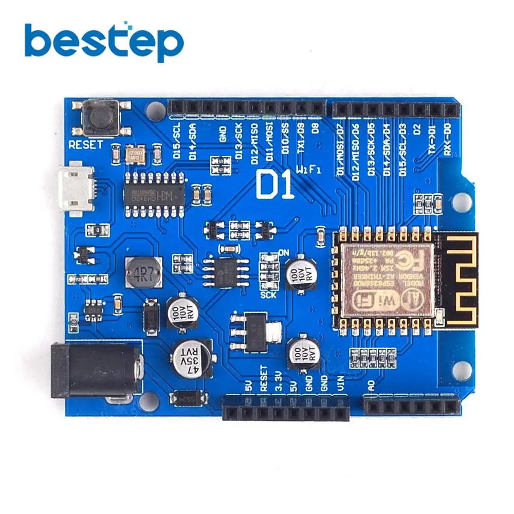 ESP8266 ESP 12E для WeMos D1 CH340 WiFi Беспроводная OTA макетная плата IDE ARDUINO совместимый модуль