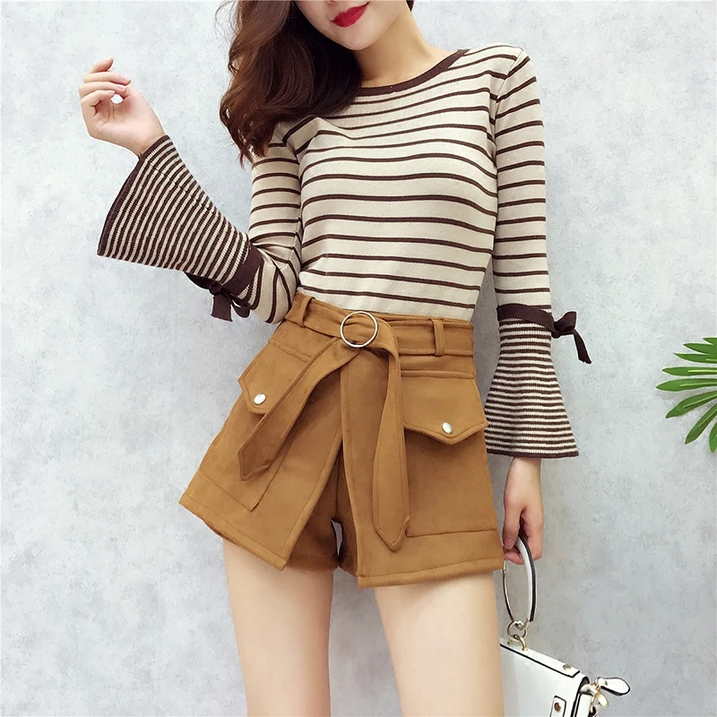 2017 г. ограниченное предложение Новинка полный костюмы Рог лук в полоску с