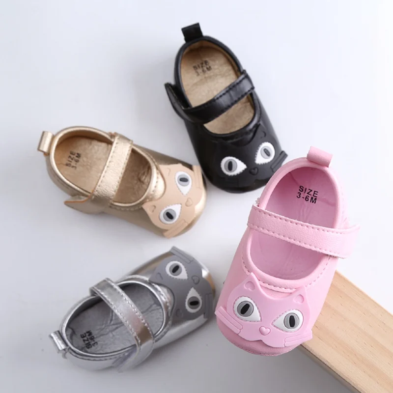 Детские цветок розы Обувь для девочек принцесса Leopard новорожденных Prewalker мягкая