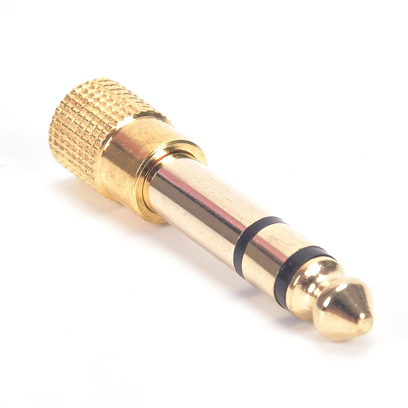 1 шт. Jack 6 35 мм 1/4 &quotМужской до 3 5 1/8&quot Женский аудио конвертер Мужской стерео