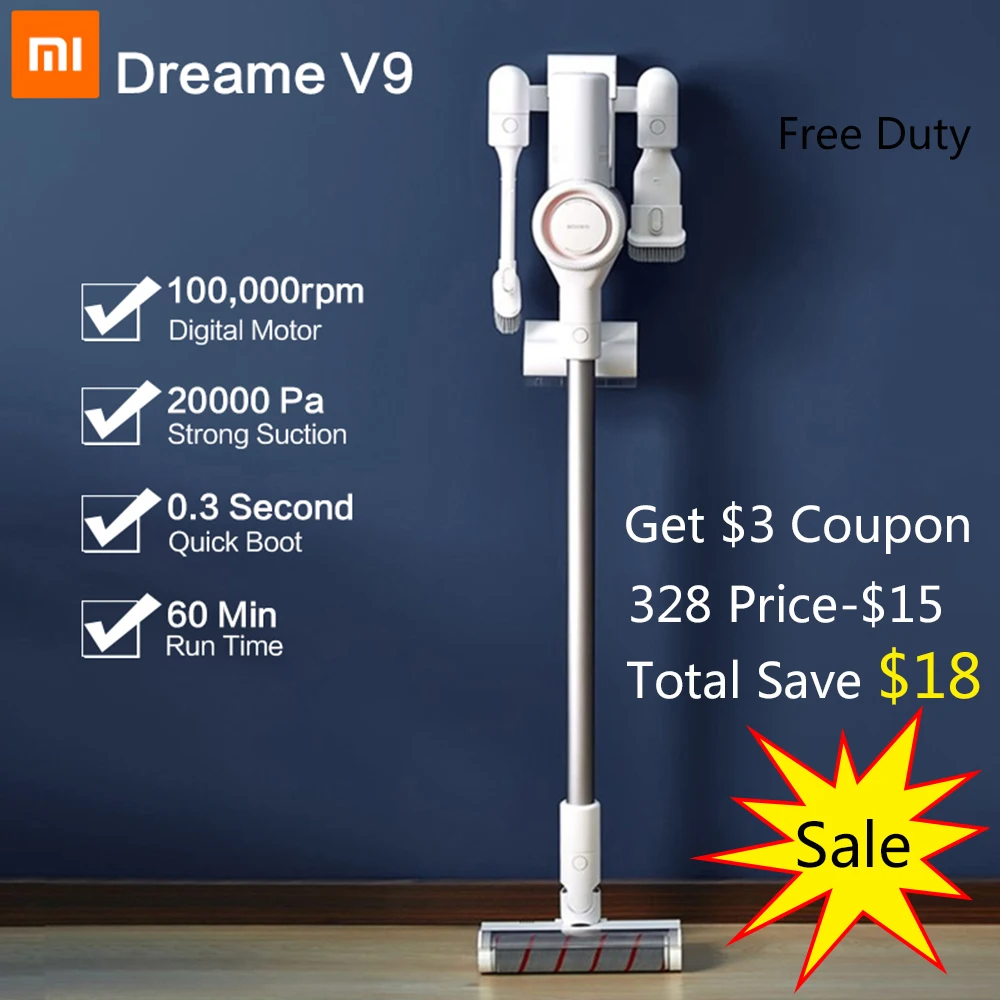 [Германский запас] xiaomi Dreame V9 пылесос ручной беспроводной карандаш автомобильный