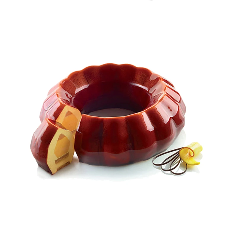 3D круглая силиконовая форма для тортов крема выпечки мороженого формы украшения