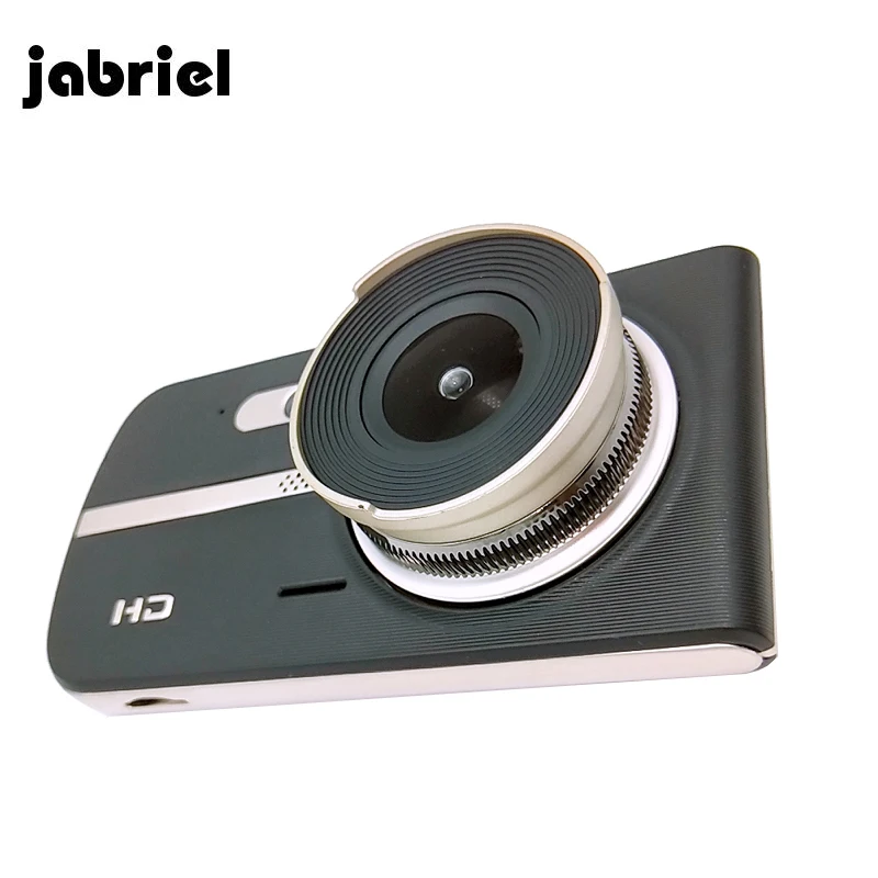 Автомобильный видеорегистратор Jabriel 4 дюйма HD 1080P два объектива 2