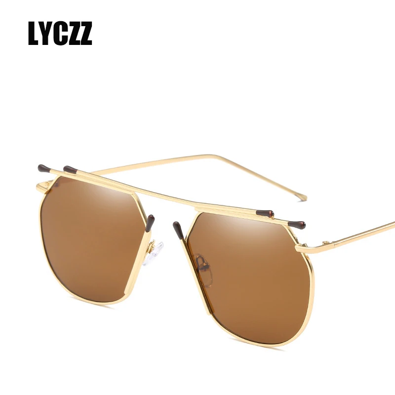 LYCZZ Street Стиль Мода неравномерность солнцезащитные очки Для женщин брендовые