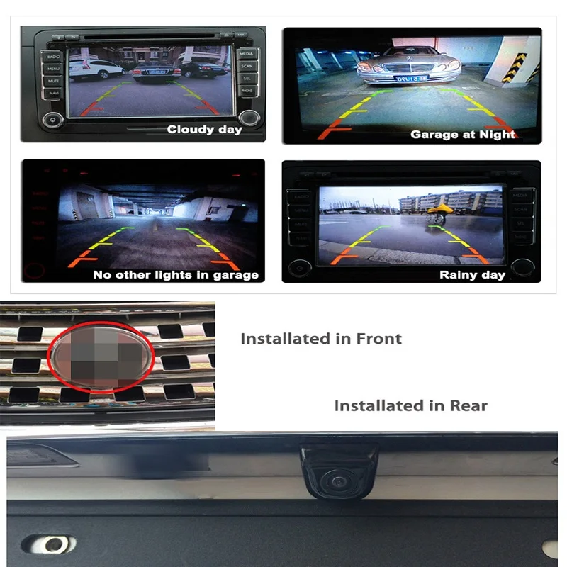 Waterproof 12V Car Rear View Camera Auto Rearview CMOS Mini Parking Reverse Cameras Vehicle Backup | Автомобили и мотоциклы