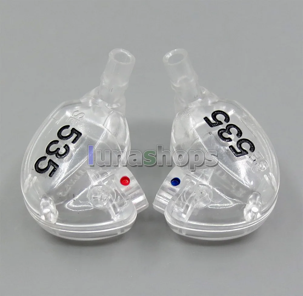 LN005270 A++ качество ремонта Корпус в виде ракушки коры для Shure se535 se425 se215 из серии "сделай сам" IEM Арматура наушники