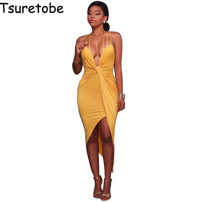 Женское вечернее платье с открытыми плечами Tsuretobe асимметричная повязка на