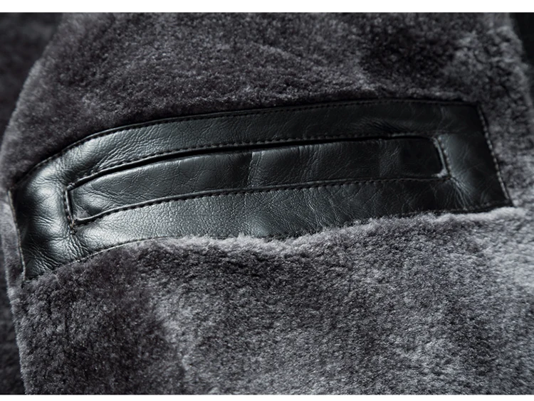 LONMMY 6XL 7XL 8XL кожаная куртка мужская кашемировая Подкладка Толстые теплые мужские