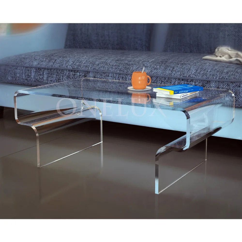 Акриловый столик для кофе высокой прозрачности редкие столы гостиной ONELUX|living room