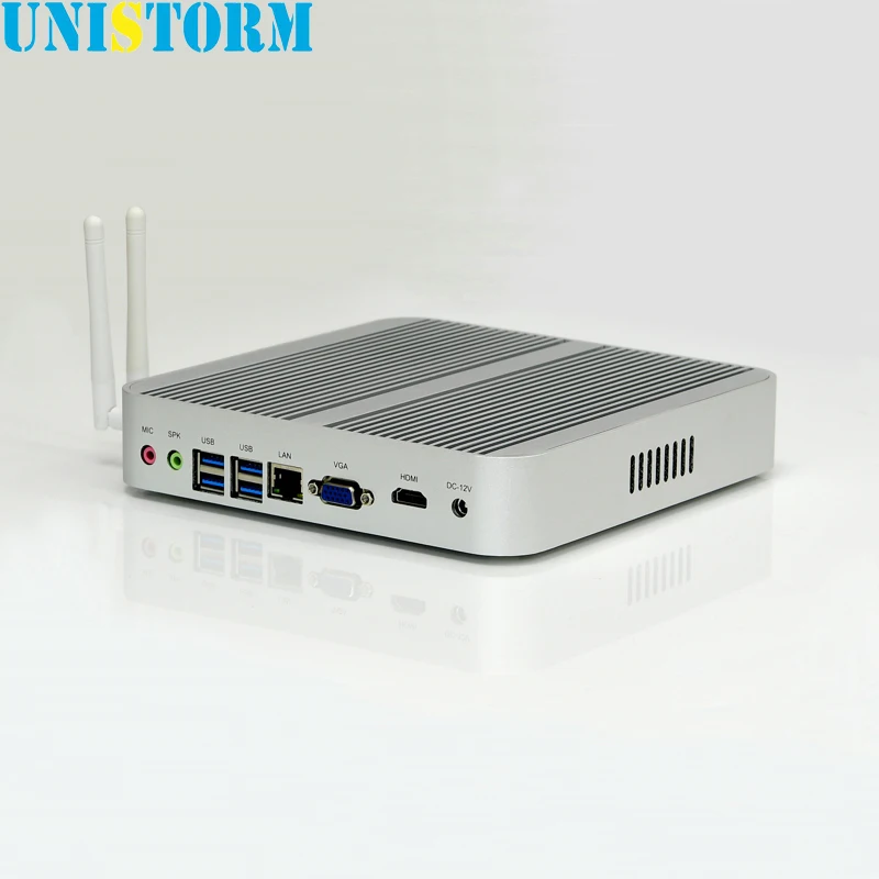 Intel 7th Gen Kaby Lake Mini PC Windows 10 i3 7100U i5 7200U i7 7500U Безвентиляторный Компьютер 4K HD Graphics 620 300M