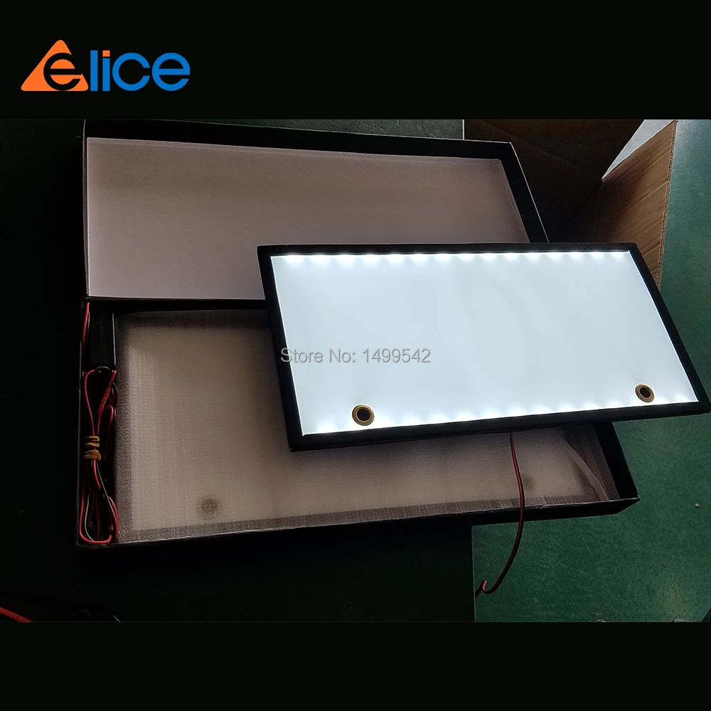 Elice 1 светодиодный светодиодных рамок для номерного знака Sdcurity электронная рамка