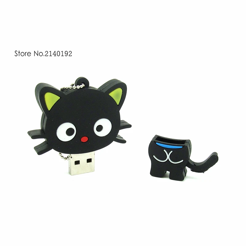 Новый дизайн в виде черного кота карту флэш памяти с интерфейсом usb Флеш