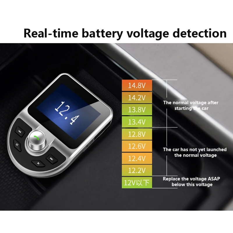 Bluetooth Car Kit Handsfree fm передатчик MP3 Playe радио AUX 1 44 дюймовый ЖК дисплей экран Поддержка