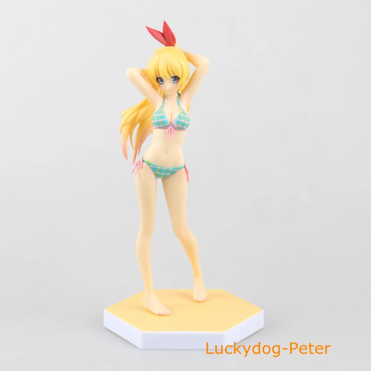 Nisekoi Kirisaki Chitoge фигурка Сексуальная Милая бикини девушка кукла ПВХ игрушечная acgn