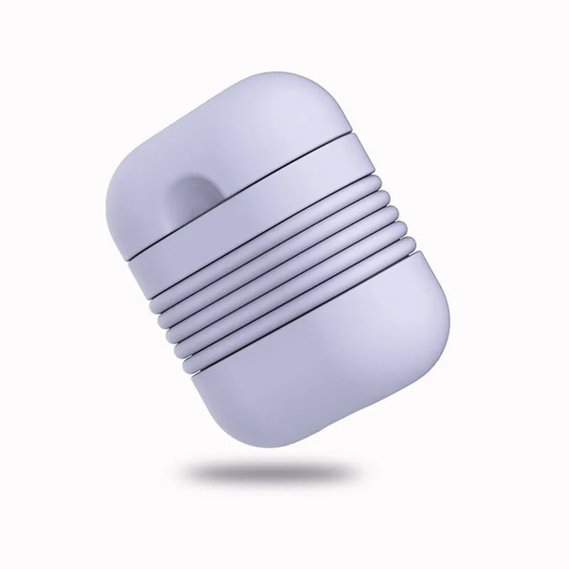 Cases For Apple AirPods Case Silicone Shock Proof Key-chain Protector Cases+Strap for Ear Loop Anti Lost | Электроника