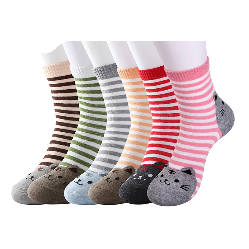 Милая ретро кошка спортивная одежда женские носки зимние качественные с героями