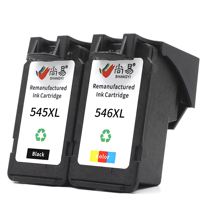 Shangyi 545 XL 546 совместимый чернильный картридж для Canon IP2800/IP2850/MG2400/MG2450/MG2455/MG2500