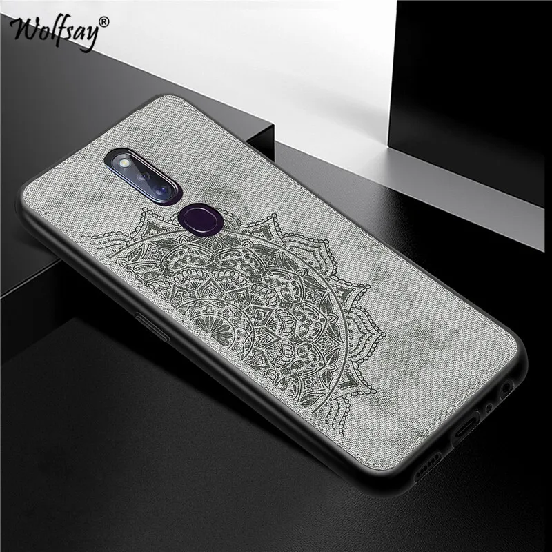 Чехол для OPPO F11 Pro чехол A52 A72 A92 A91 A9 F15 Reno противоударный мягкий тпу тканевый бампер