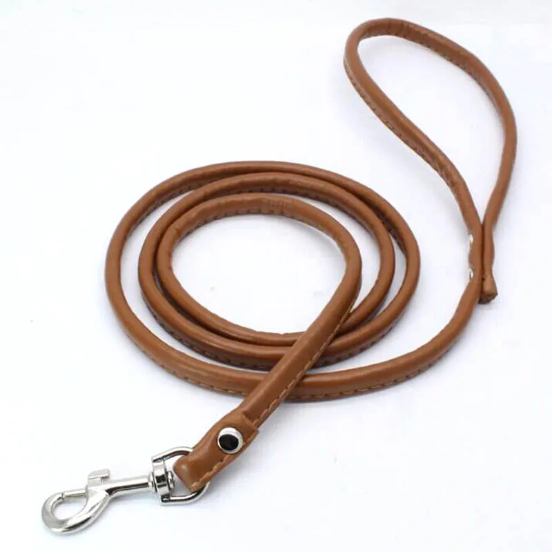 Поводок для кошек и щенков длинная гладкая искусственная кожа поводки собак