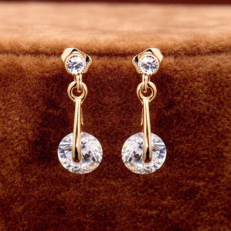 Комплект из колье и серёг с фианитами|jewelry sets for women|crystal jewelry setjewelry |