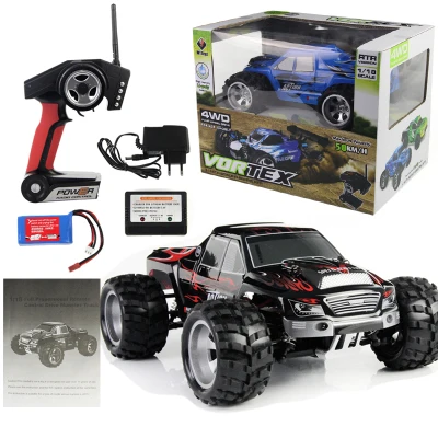 WL игрушки высокое Скорость RC автомобиль 1:18 полный пропорциональный 2,4G дистанционное управление Управление автомобиля 4WD внедорожные Vehice A979 RC автомобиль 45км/ч дрейф Bajas - Цвет: with Original Box