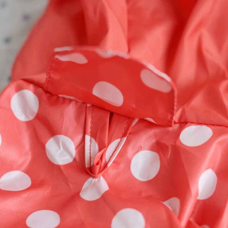 Дождевик для домашних животных водонепроницаемая одежда в горошек маленьких