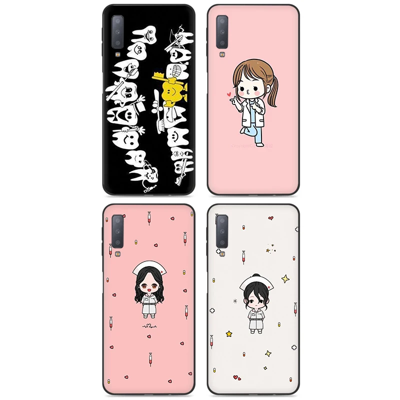 Мягкий чехол для телефона Samsung Galaxy A5 A6 A7 A8 A9 A10S A20S A30S A40S A50S A60 A70 J6 | Мобильные