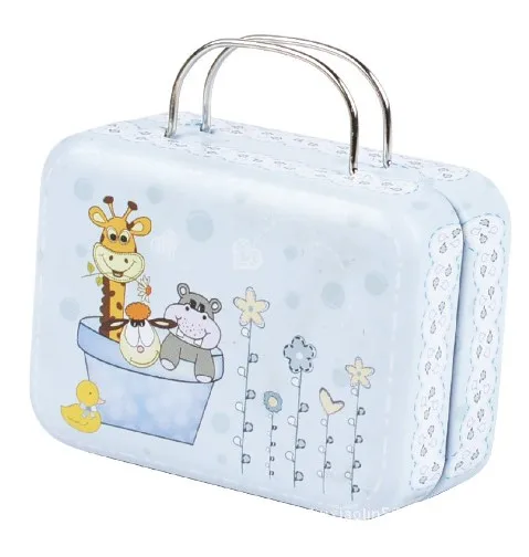 2017 новое поступление винтажная портативная жестяная коробка для хранения/милый