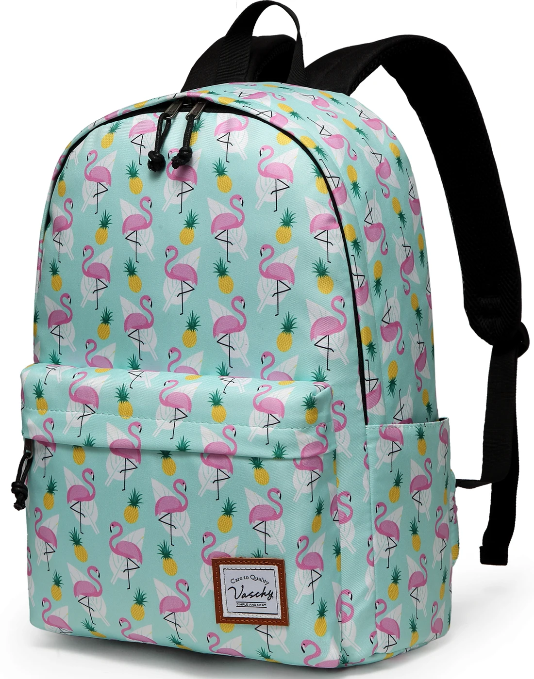 Cute Flamingos VASCHY, женский рюкзак, школьные сумки для девочек, женские дорожные сумки, рюкзак для ноутбука, рюкзак для женщин, Mochila, женский рюкзак - Цвет: Cute Flamingos